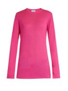 Matchesfashion.com Raey - Long Line Fine Knit Cashmere Sweater - Womens - Pink