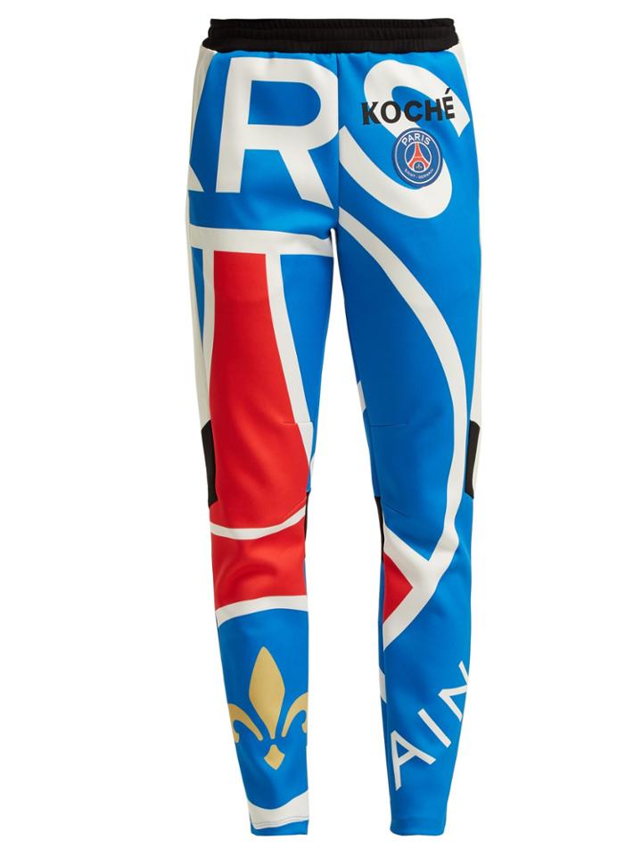 Koché Paris Saint-germain-print Neoprene Trousers