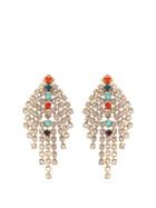 Matchesfashion.com Isabel Marant - Crystal Drop Earrings - Womens - Multi