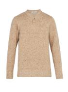 Matchesfashion.com Inis Mein - Hurler Wool Blend Sweater - Mens - Cream