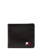 Matchesfashion.com Maison Kitsun - Tricolour Fox Bi Fold Leather Wallet - Mens - Black