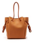 Matchesfashion.com Loewe - Flamenco Grained Leather Bag - Womens - Tan