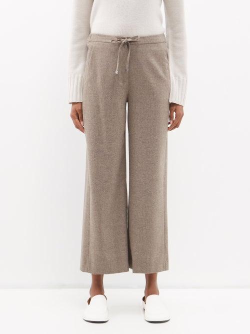 S Max Mara - Floria Trousers - Womens - Beige