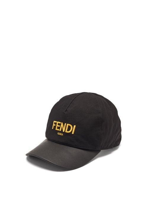 Mens Accessories Fendi - Reversible Ff-jacquard Baseball Cap - Mens - Black