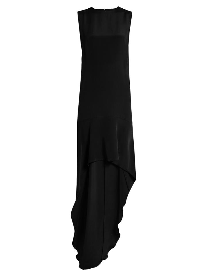 Raey Train-hem Silk Dress