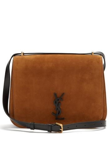 Saint Laurent Spontini Medium Suede Bag