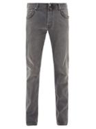 Matchesfashion.com Jacob Cohn - Mid-rise Slim-leg Jeans - Mens - Grey