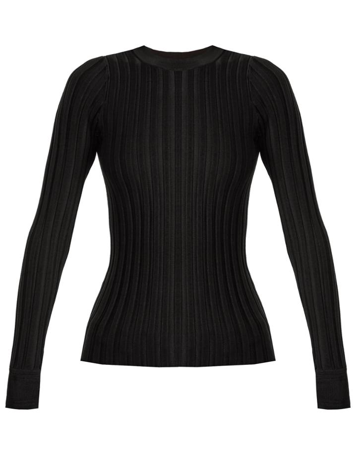 Altuzarra Regan Round-neck Ribbed-jersey Sweater