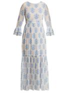 Athena Procopiou Vagabond Floral-print Silk Dress