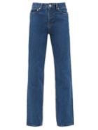 Matchesfashion.com Ganni - High-rise Straight-leg Jeans - Womens - Denim