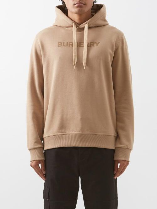 Burberry - Ansdell Cotton-jersey Hooded Sweatshirt - Mens - Brown