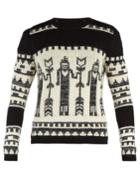 Saint Laurent Totem Knit Crew-neck Sweater