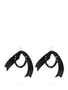 Balenciaga Silk-twill Hoop Earrings