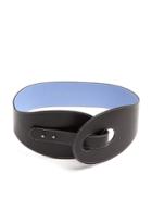Roksanda Contrast-stitch Leather Waist Belt