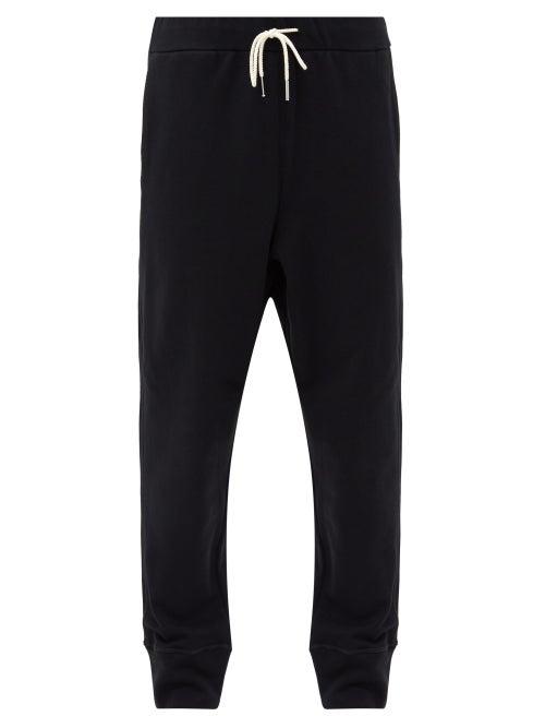 Matchesfashion.com Jil Sander - Drawstring-waist Organic-cotton Track Pants - Womens - Black