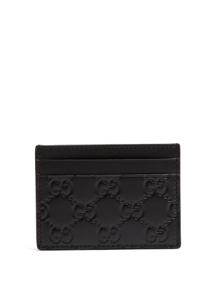 Gucci Gg-debossed Leather Cardholder