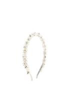 Matchesfashion.com Simone Rocha - Studded Faux-pearl And Crystal Headband - Womens - Pearl