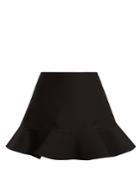 Valentino Flared Crepe Mini Skirt
