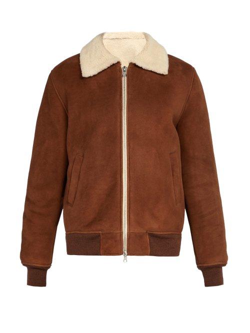 Matchesfashion.com De Bonne Facture - Shearling Jacket - Mens - Brown