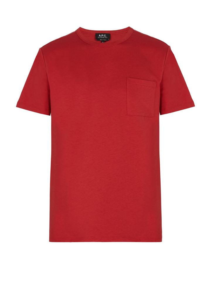 A.p.c. Pocket Crew-neck Cotton T-shirt