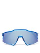 Matchesfashion.com 100% - Speedcraft Cycle Glasses - Mens - Blue Multi