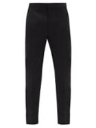 Matchesfashion.com The Row - Walker Wool-twill Straight-leg Suit Trousers - Mens - Black
