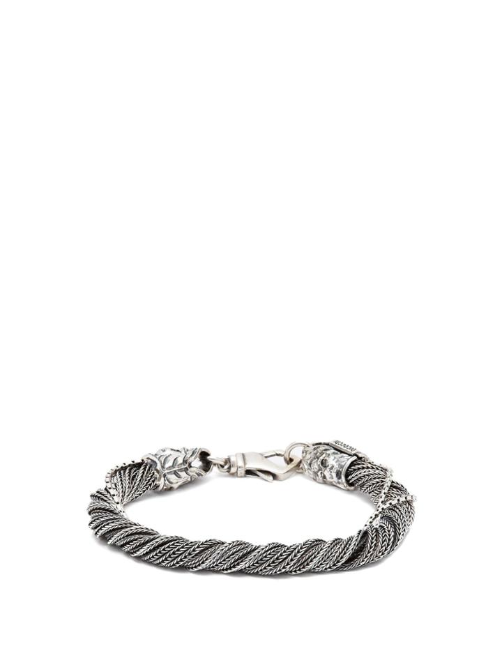 Emanuele Bicocchi Wrapped Sterling-silver Bracelet