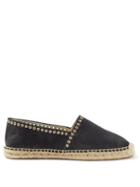 Isabel Marant - Canae Studded Suede Espadrilles - Womens - Black