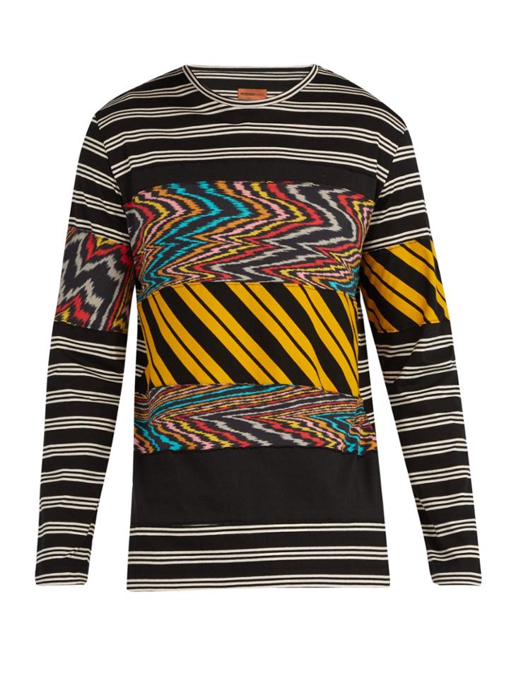 Missoni Mare Striped Cotton Long-sleeve T-shirt