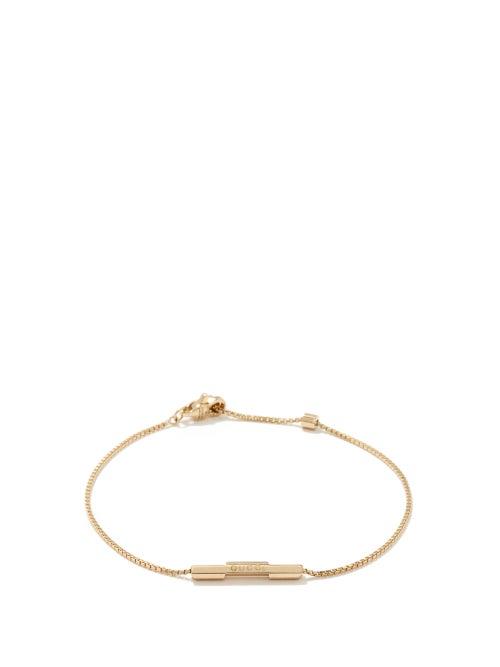 Gucci - Link To Love 18kt Gold Bracelet - Womens - Yellow Gold