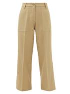 Matchesfashion.com Etro - Agave Wide-leg Twill Trousers - Womens - Light Brown