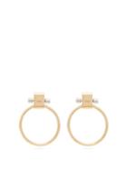 Matchesfashion.com Chlo - Bolt Hoop Drop Earrings - Womens - Gold