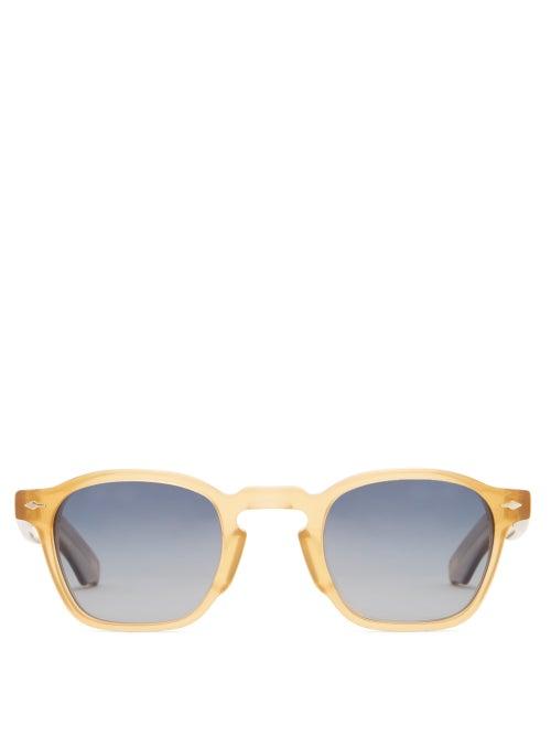 Matchesfashion.com Jacques Marie Mage - X Yellowstone Forever Zephirin 47 Sunglasses - Mens - Brown