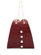 Lemaire Double Crocodile-effect Leather Bag