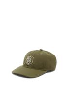 Matchesfashion.com Eye/loewe/nature - Loewe Eye-embroidered Canvas Cap - Mens - Khaki