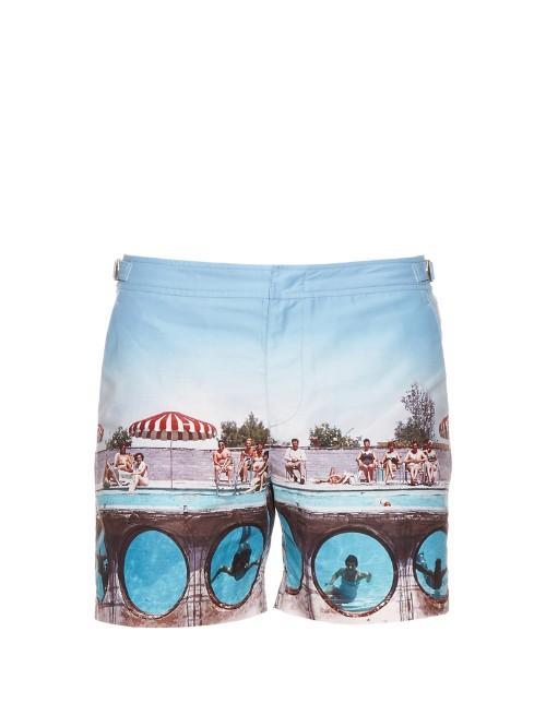Orlebar Brown Bulldog Swimming Around-print Swim Shorts