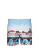 Orlebar Brown Bulldog Swimming Around-print Swim Shorts