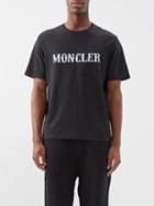 7 Moncler Frgmt Hiroshi Fujiwara - Logo-print Cotton-jersey T-shirt - Mens - Black