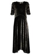 Rebecca Taylor Floral-print Velvet Dress