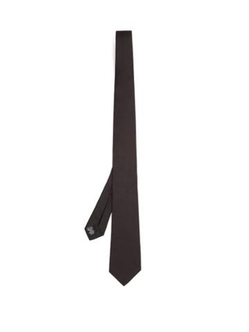 Matchesfashion.com The Row - Elvin Silk Faille Tie - Mens - Black