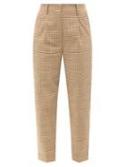 Altuzarra - Sidney Check Wool-blend Straight-leg Trousers - Womens - Beige Multi