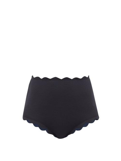 Marysia - Santa Monica Reversible High-rise Bikini Briefs - Womens - Black