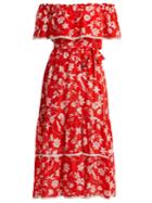 Athena Procopiou Farah Off-the-shoulder Dress
