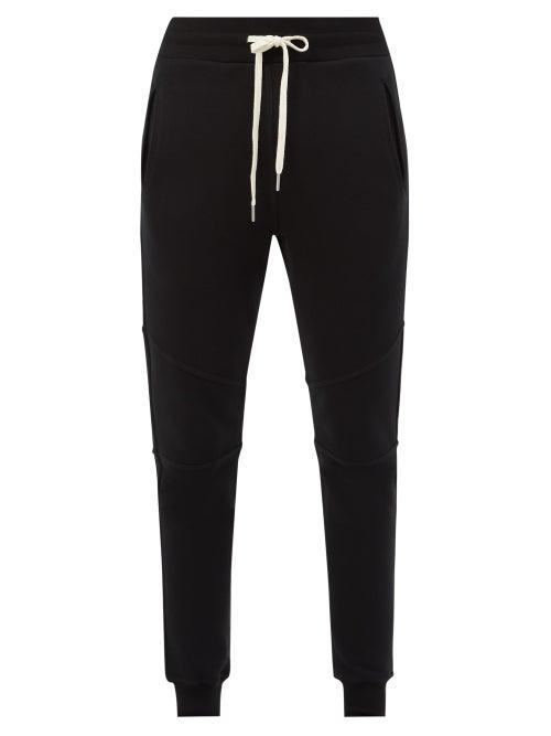 John Elliott - Escobar Cotton-blend Jersey Track Pants - Mens - Black