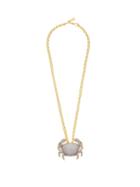 Matchesfashion.com Begum Khan - Royal Crab Crystal & 24kt Gold-plated Necklace - Womens - Gold