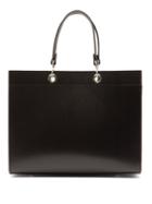 Matchesfashion.com Comme Des Garons Comme Des Garons - Large Recycled Leather Handbag - Womens - Black