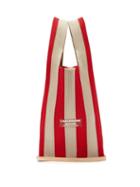 Matchesfashion.com Lastframe - Stripe Knitted Tote Bag - Womens - Beige Multi