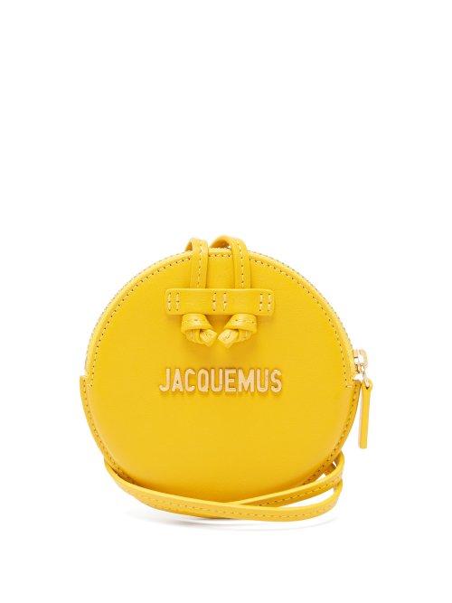 Matchesfashion.com Jacquemus - Le Pitchou Leather Coin Purse Necklace - Womens - Yellow