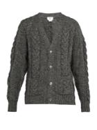 Thom Browne Cable-knit Wool Cardigan