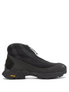 Roa - Teri Zipped Canvas Trainers - Mens - Black